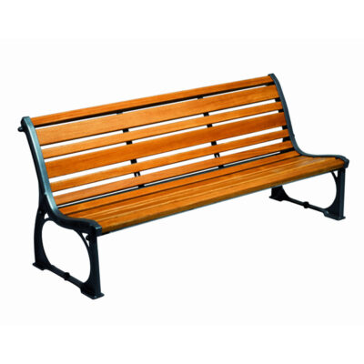 BENCH RETRO HARDWOOD (ASSEMBLED)