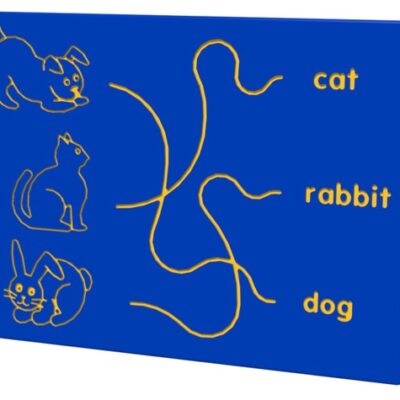 DOG, CAT & RABBIT TRACE PLAY PANEL