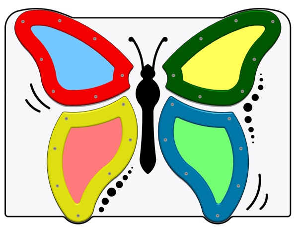SPARKLING BUTTERFLY PLAY PANEL - Image 2