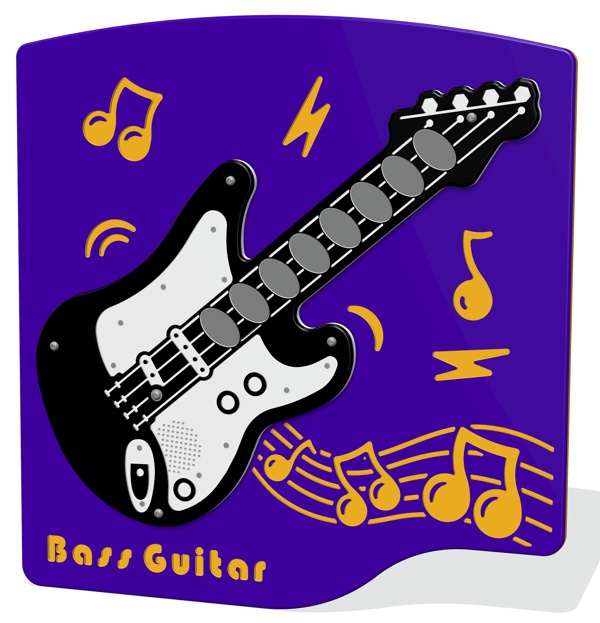 PLAYTRONIC BASS GUITAR MUSICAL PANEL