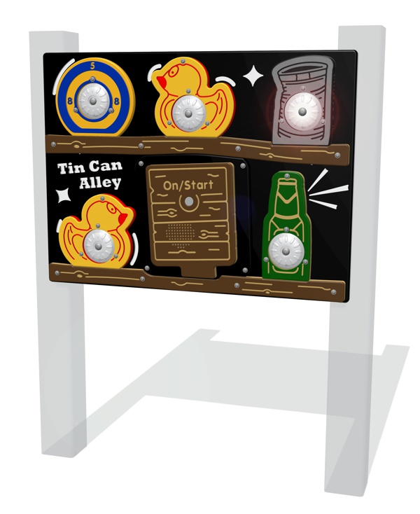 PLAYTRONIC TIN CAN ALLEY REACTIONS GAME PANEL - Image 3