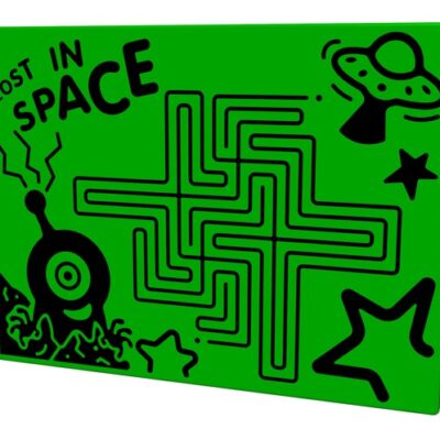 LOST IN SPACE MAZE PLAY PANEL