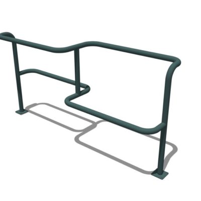 RAILING BENCH DOUBLEBACK