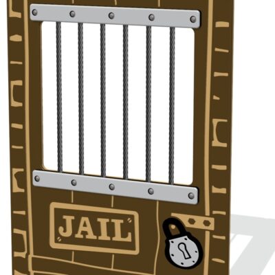 WILD WEST JAIL PLAY PANEL