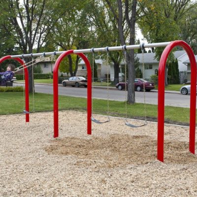 2 BAY 8FT HEAVY DUTY ARCH SWING