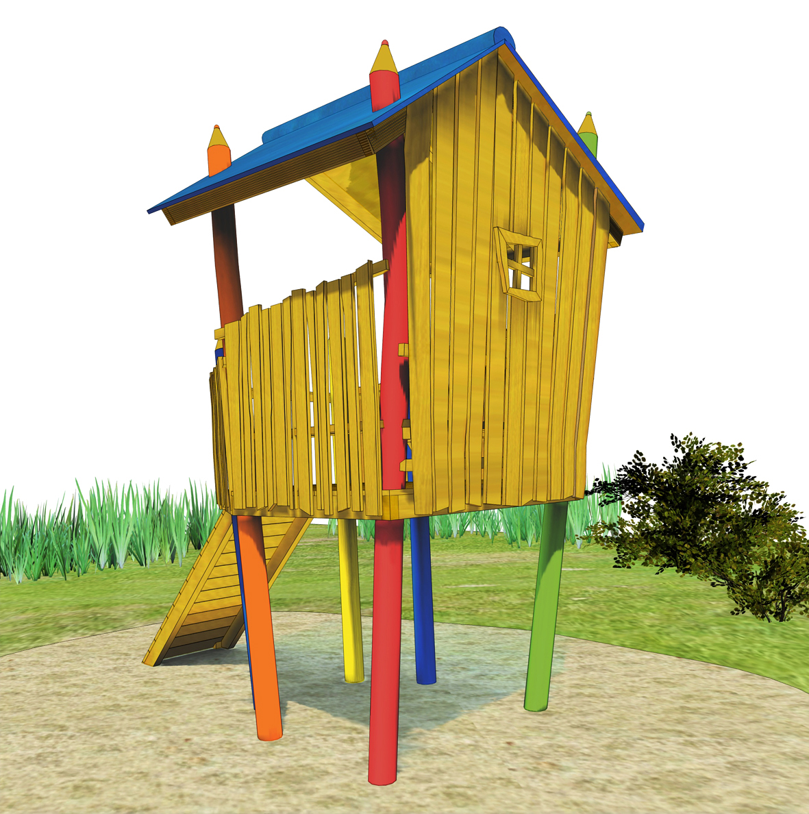 PLAYHOUSE ON STILTS «COLOURED PENCIL» - Image 3