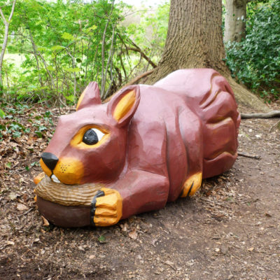 PLAY SCULPTURE «SQUIRREL» LAYING