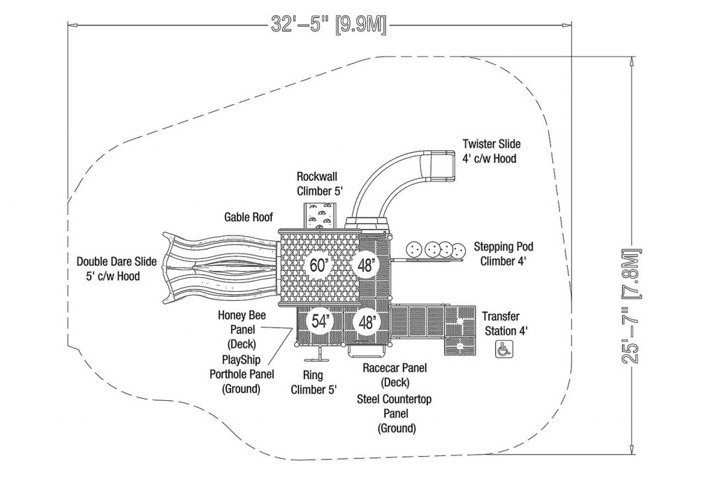 PLAYGROUND STRUCTURE - SET 103 - Image 3