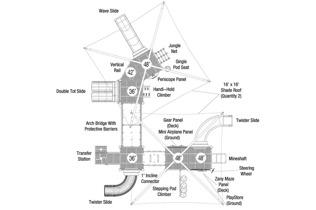 PLAYGROUND STRUCTURE - SET 67 - Image 3