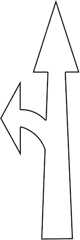 SMALL DIVERGE ARROW