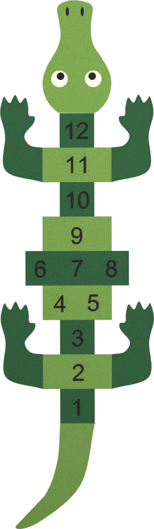 HOPSCOTCH CROCODILE