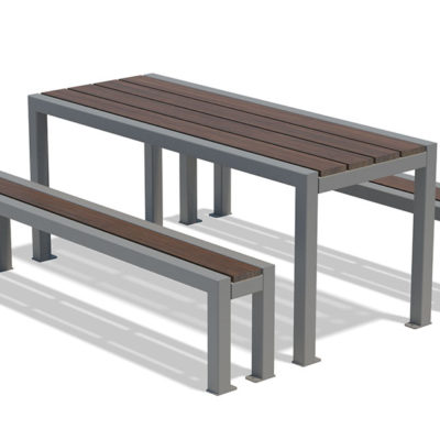 WOODEN PICNIC TABLE RECTANGULAR