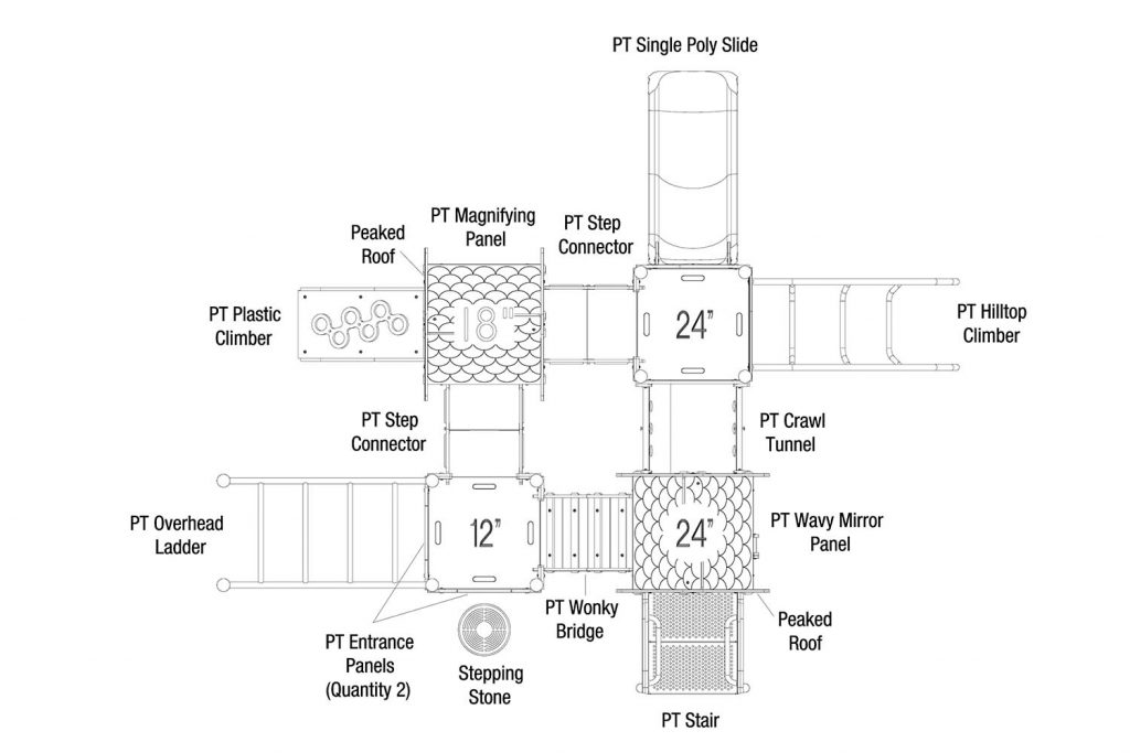 PLAYGROUND STRUCTURE - SET 169 - Image 3
