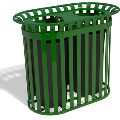 DOUBLE UNIT RECYCLING STATION