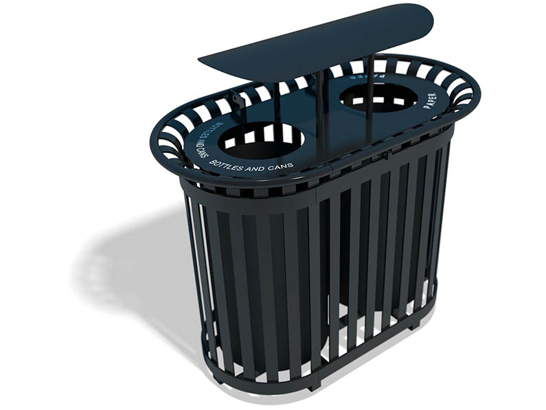 DOUBLE UNIT RECYCLING STATION