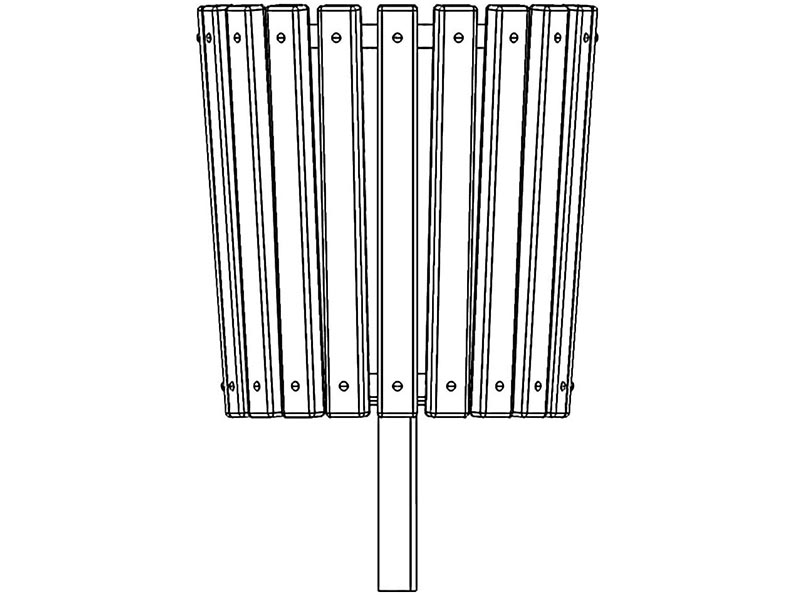 LITTER RECEPTACLE TAPERED - Image 3