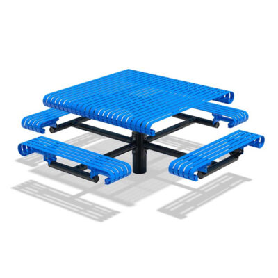 PEDESTAL PICNIC TABLE SQUARE