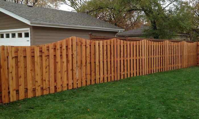 wooden fence