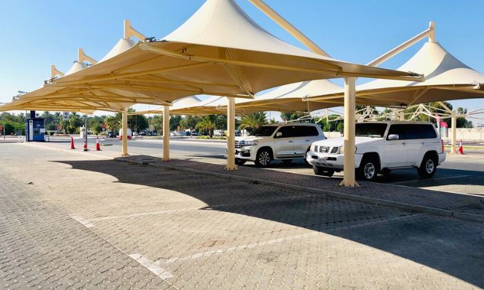 Folded Umbrella Shades 