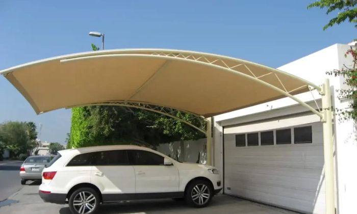 Car Parking Shade Installation