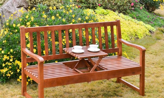 outdoor bench