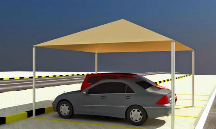 Pyramid Parking Shades