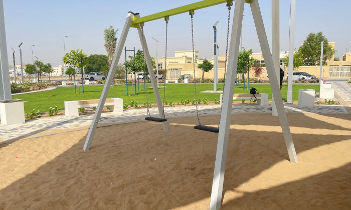 outdoor playground Swings