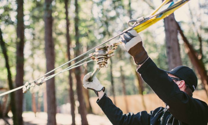 zip line installation
