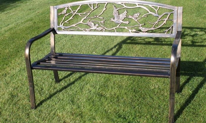 Metal Garden Benches
