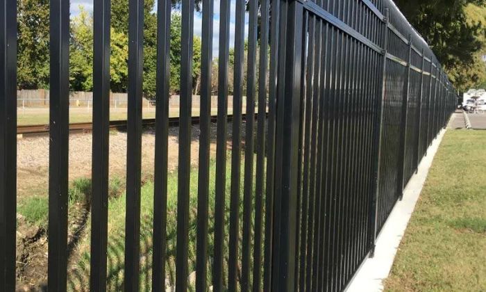 metal fence installation