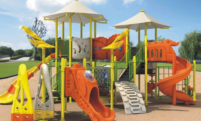 Swings playground equipment