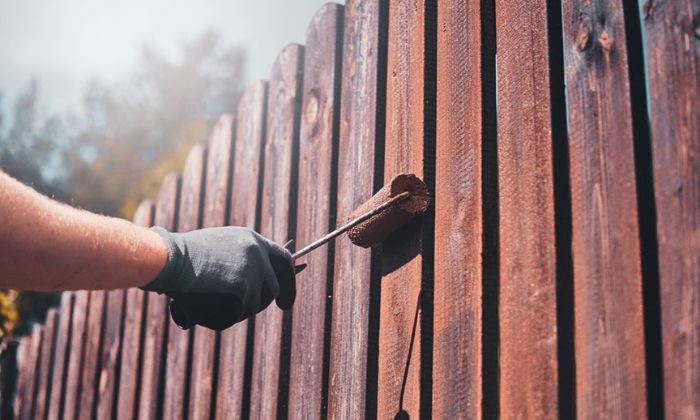 Fence Staining
